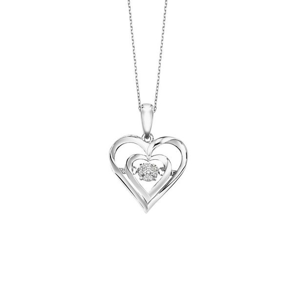 Sterling Silver Rhythm Of Love Heart Pendant Lee Ann's Fine Jewelry Russellville, AR