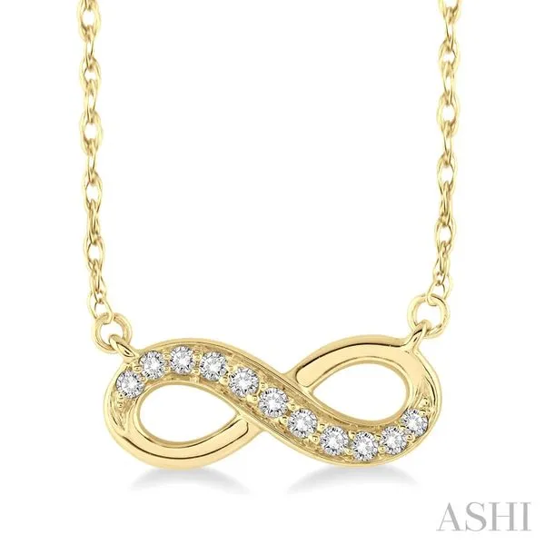 10K Yellow Gold Infinity Pendant Lee Ann's Fine Jewelry Russellville, AR