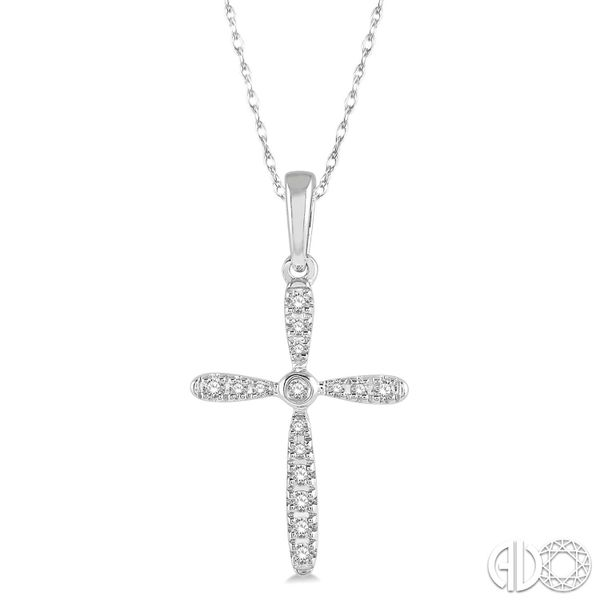 10K White Gold Cross Pendant Lee Ann's Fine Jewelry Russellville, AR