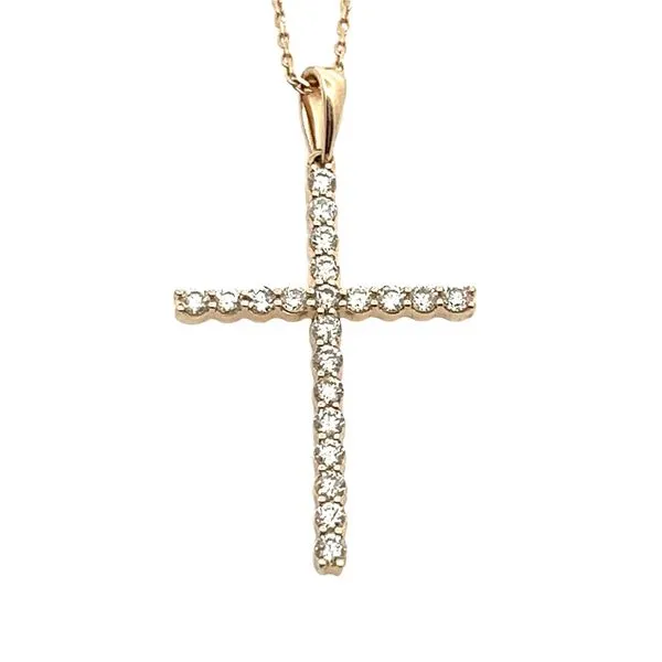 Yellow 14 Karat Cross Pendant Lee Ann's Fine Jewelry Russellville, AR