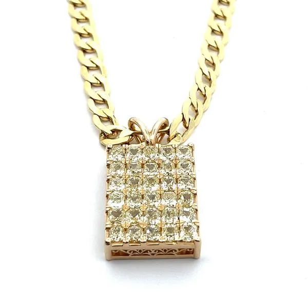 14K Yellow Men's Diamond Pendant Lee Ann's Fine Jewelry Russellville, AR