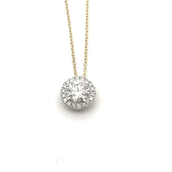 Yellow 14Kt Round Diamond Pendant Lee Ann's Fine Jewelry Russellville, AR