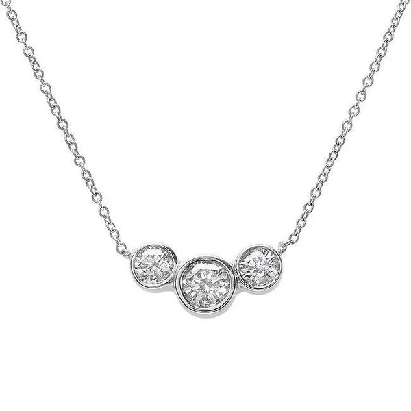 14K White Lab Grown Diamond Pendant Lee Ann's Fine Jewelry Russellville, AR