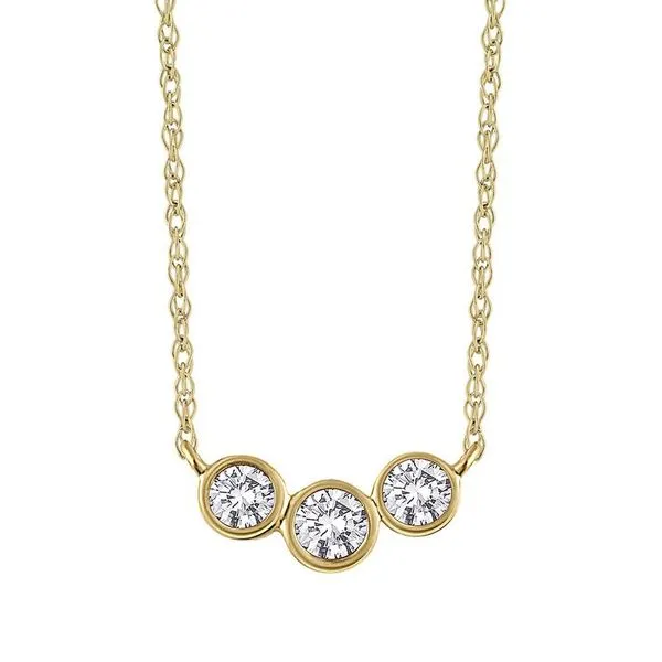 14 Karat Yellow Lab Grown Diamond Pendant Lee Ann's Fine Jewelry Russellville, AR