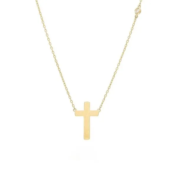Yellow 14Kt Cross Necklace Lee Ann's Fine Jewelry Russellville, AR