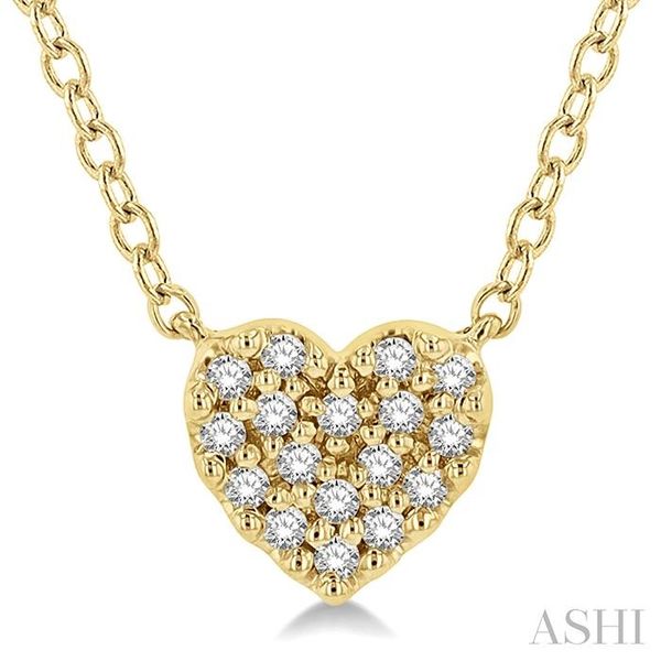 Yellow 10 Karat Heart Necklace Lee Ann's Fine Jewelry Russellville, AR