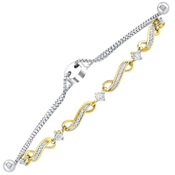 Sterling Silver Diamond Bypass Bracelet Lee Ann's Fine Jewelry Russellville, AR