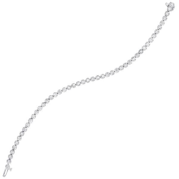White 14 Karat 3 Prong Bracelet With 2.00Tw Round H/I I1 Diamonds Lee Ann's Fine Jewelry Russellville, AR