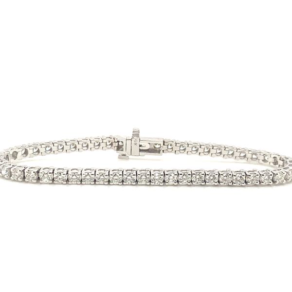 White 14 Karat Diamond Bracelet Lee Ann's Fine Jewelry Russellville, AR