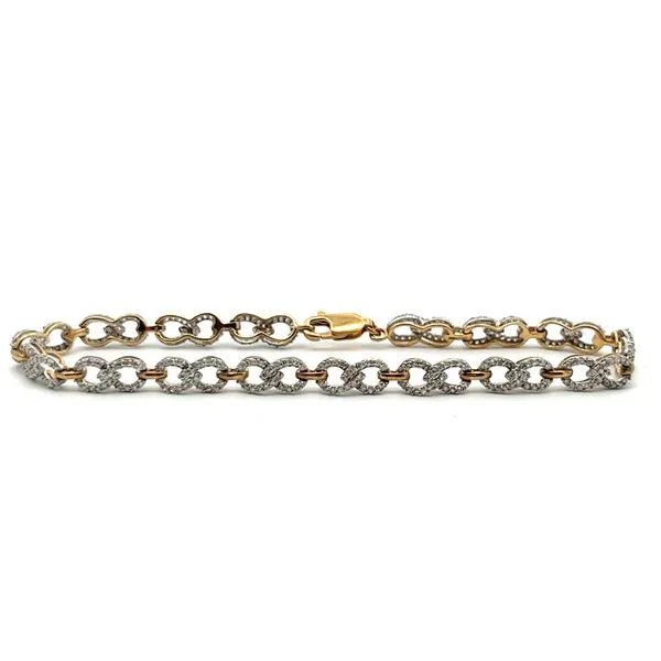 Two-Tone 10Kt Diamond Infinity Bracelet Lee Ann's Fine Jewelry Russellville, AR