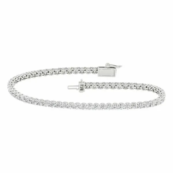 White 14 Karat Diamond Bracelet Lee Ann's Fine Jewelry Russellville, AR