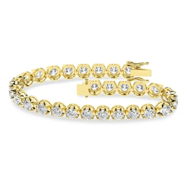 Yellow 14 Karat Lab Grown Diamond Bracelet Lee Ann's Fine Jewelry Russellville, AR