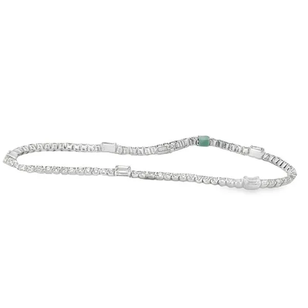 Lab Grown Diamond Bracelet White 14 Karat similar item image