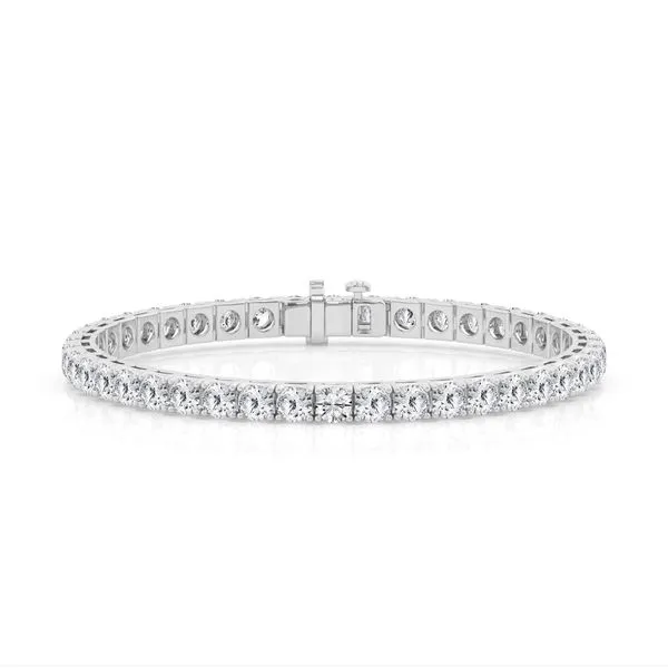 White 14 Karat Lab Grown Diamond Bracelet Lee Ann's Fine Jewelry Russellville, AR