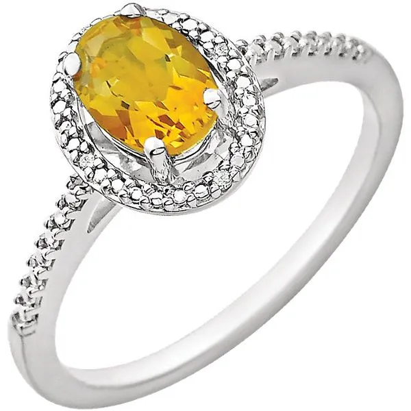 Sterling Silver Citrine Fashion Ring Lee Ann's Fine Jewelry Russellville, AR