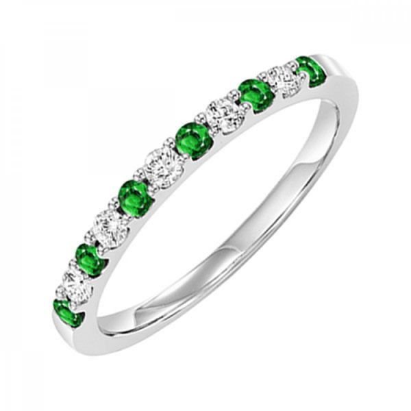 10 Karat White Emerald and Diamond Fashion Ring Lee Ann's Fine Jewelry Russellville, AR