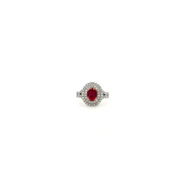 White 14K Gold Ruby Fashion Ring Lee Ann's Fine Jewelry Russellville, AR