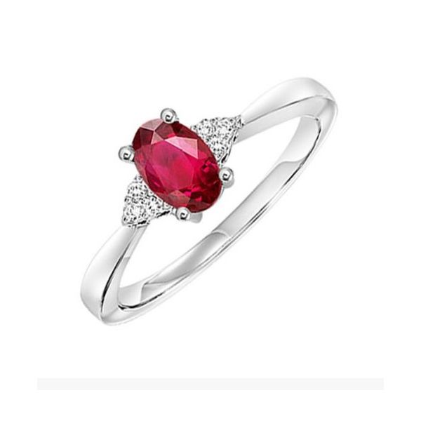 White 10 Karat Ruby Fashion Ring Lee Ann's Fine Jewelry Russellville, AR