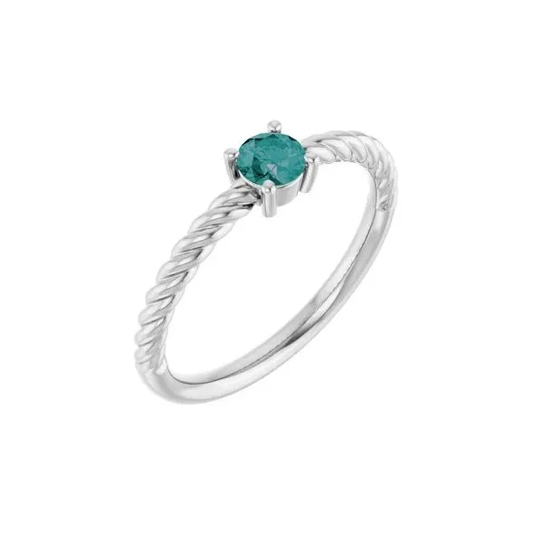 Lady's Sterling Silver Twist Band Fashion Ring Lee Ann's Fine Jewelry Russellville, AR