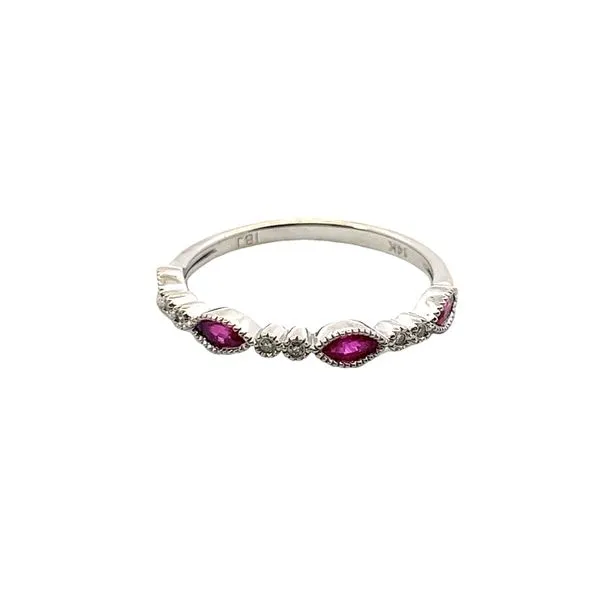 White 14 Karat Ruby Fashion Ring Lee Ann's Fine Jewelry Russellville, AR