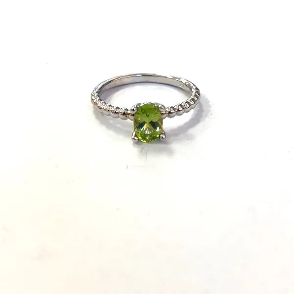 14K White Gold Peridot Fashion Ring Lee Ann's Fine Jewelry Russellville, AR