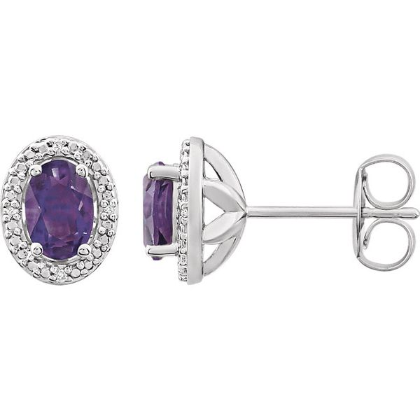 Sterling Silver Amethyst Earrings Lee Ann's Fine Jewelry Russellville, AR