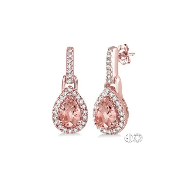 Morganite And Diamond Earrings Lee Ann's Fine Jewelry Russellville, AR