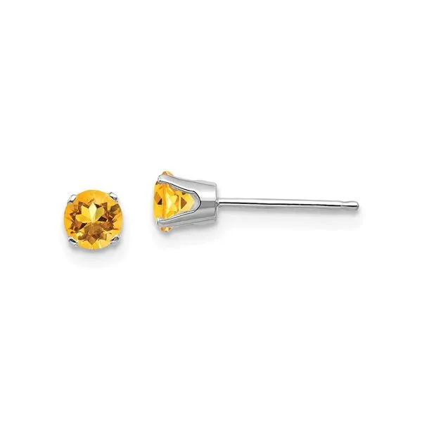 White 14Kt Citrine Earrings Lee Ann's Fine Jewelry Russellville, AR