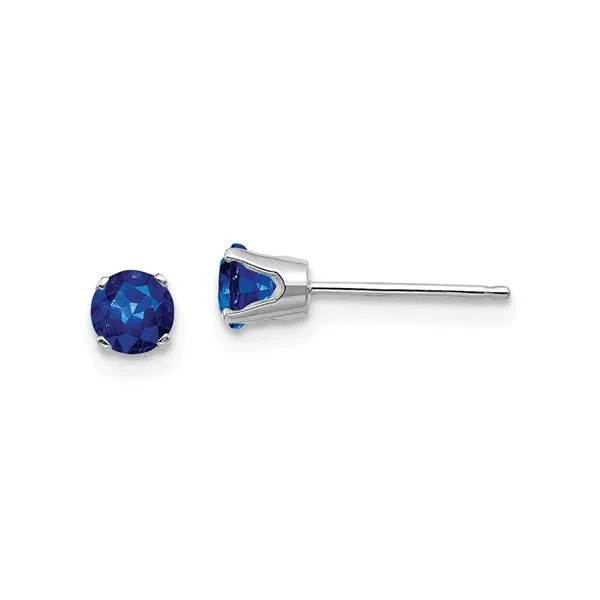 14K White Sapphire Earrings Lee Ann's Fine Jewelry Russellville, AR