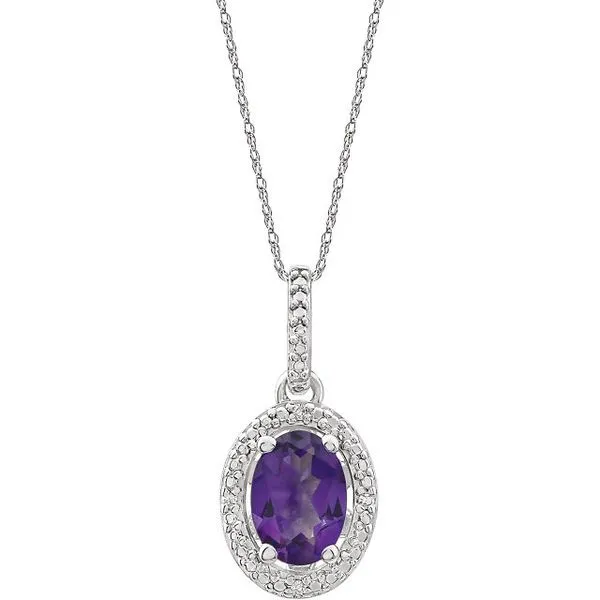 Sterling Silver Amethyst Pendant similar item image