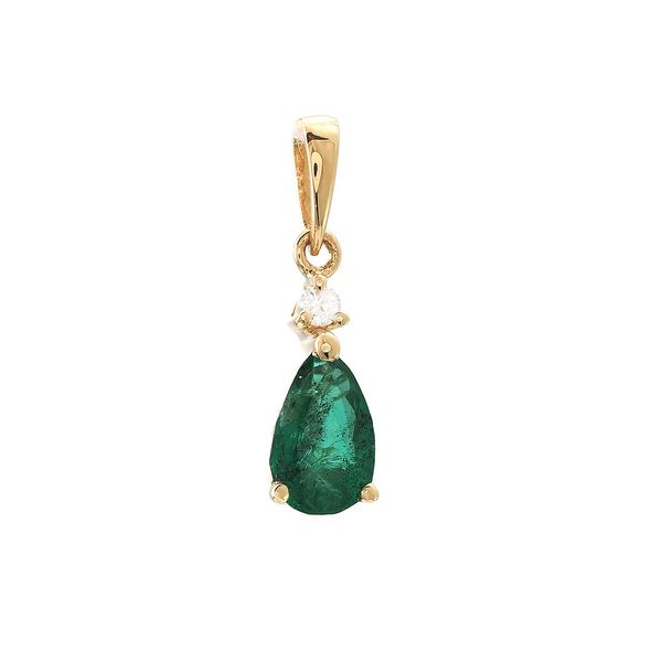 14 Karat Yellow Emerald Pendant Lee Ann's Fine Jewelry Russellville, AR