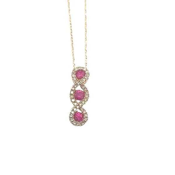 Lady's Yellow 14 Karat Ruby Pendant Lee Ann's Fine Jewelry Russellville, AR
