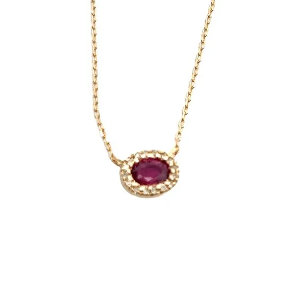 Yellow 14 Karat Ruby Necklace Lee Ann's Fine Jewelry Russellville, AR