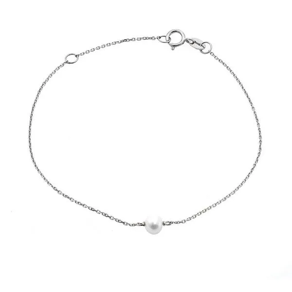 White 14 Karat Pearl Bracelet Lee Ann's Fine Jewelry Russellville, AR