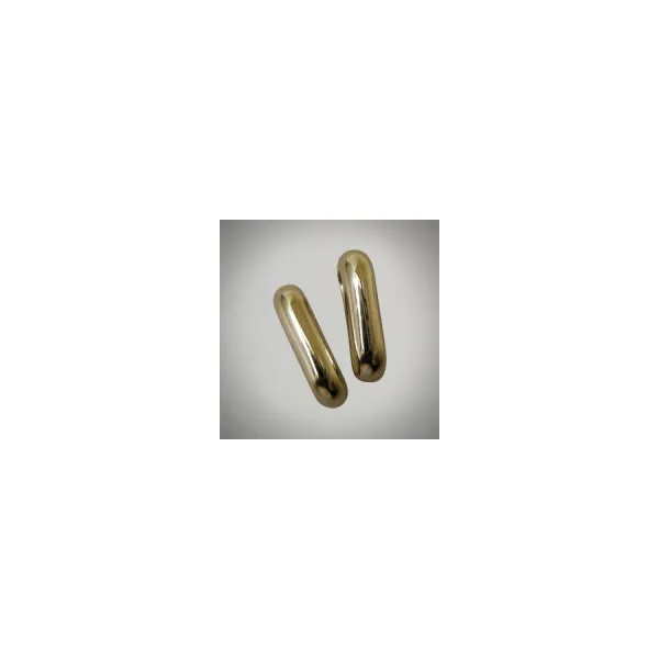 Yellow 14 Karat Stay Put Beads With Rubber Insert Slides
