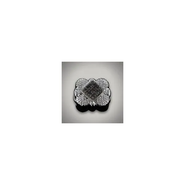 Sterling Silver Brown CZ Slide