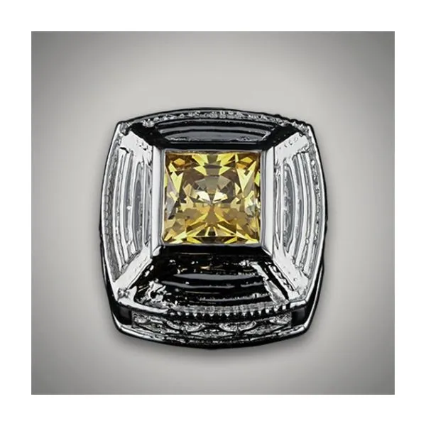Sterling Silver Princess Cut Stone Gemstone Cluster Slide Lee Ann's Fine Jewelry Russellville, AR