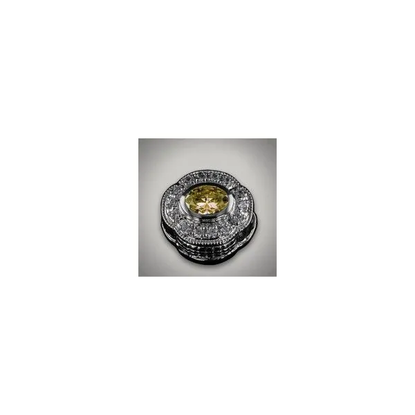 Sterling Silver Oval Gemstone Cluster Slide Lee Ann's Fine Jewelry Russellville, AR