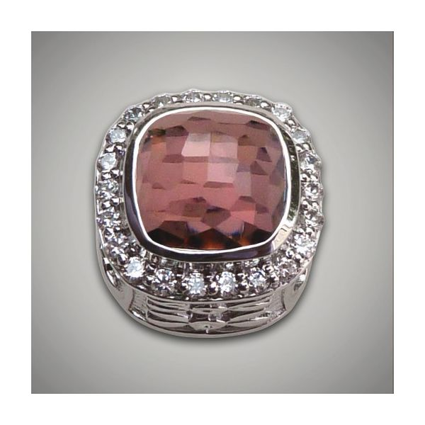 Sterling Silver Rhodolite Garnet Slide Lee Ann's Fine Jewelry Russellville, AR