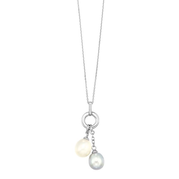 Lady's Sterling Silver Pendant with Pearls Lee Ann's Fine Jewelry Russellville, AR