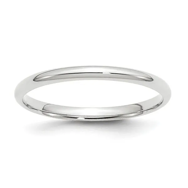 14K White Gold Comfort Fit Wedding Band Lee Ann's Fine Jewelry Russellville, AR