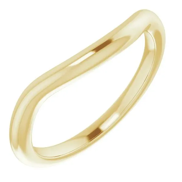 14K Yellow Gold Contour Wedding Band Lee Ann's Fine Jewelry Russellville, AR