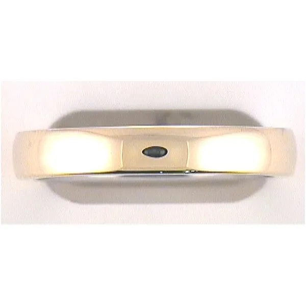 10 Kt Over Sterling Silver Mens Wedding Band