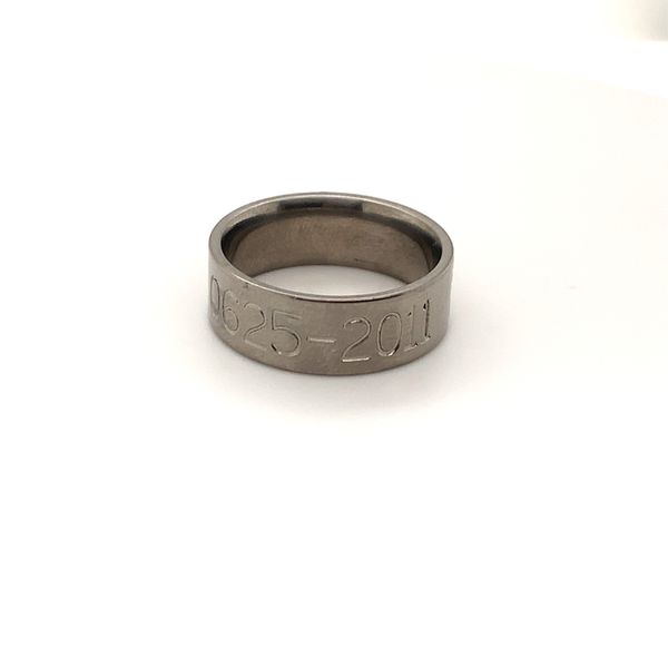 Flat Milled Duck Comfort Fit Wedding Band Lee Ann's Fine Jewelry Russellville, AR