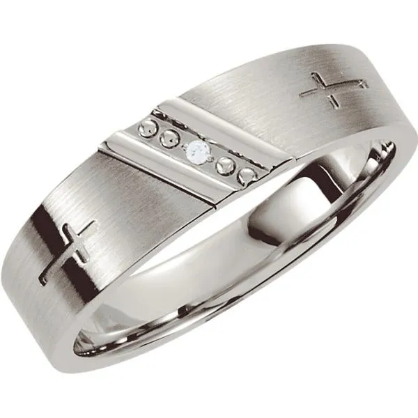 Gent's Stainless Steel Wedding Band Lee Ann's Fine Jewelry Russellville, AR