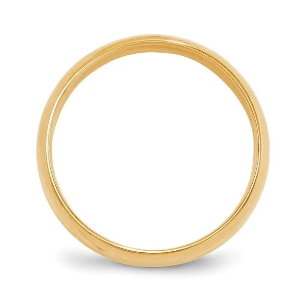 Men's 14K Yellow Gold Light Comfort Fit Wedding Band Image 2 Lee Ann's Fine Jewelry Russellville, AR