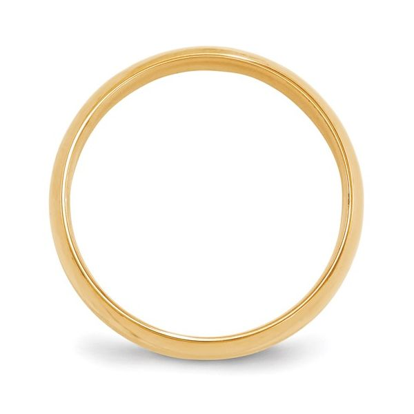 Men's 14K Yellow Gold Light Comfort Fit Wedding Band Image 3 Lee Ann's Fine Jewelry Russellville, AR