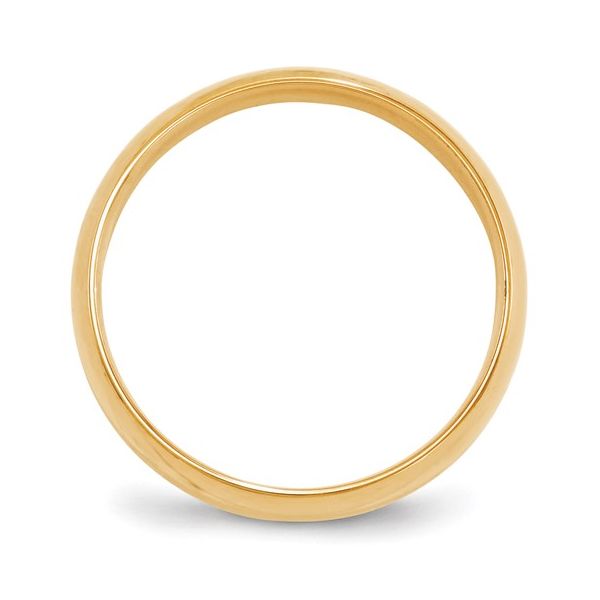 Men's 14K Yellow Gold Light Comfort Fit Wedding Band Image 2 Lee Ann's Fine Jewelry Russellville, AR
