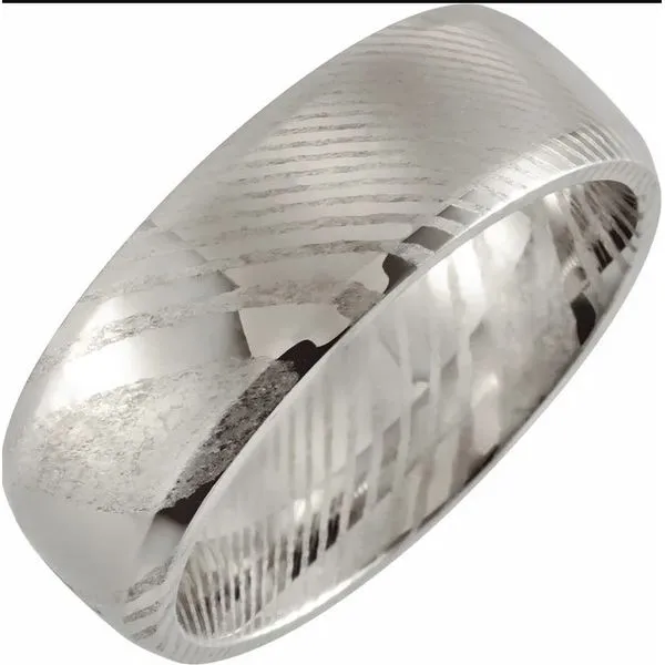 Damascus SS Men's Wedding Band Lee Ann's Fine Jewelry Russellville, AR