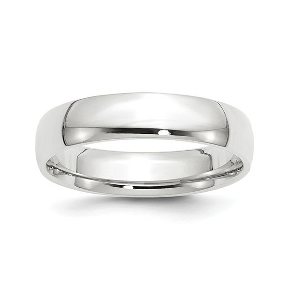 14K White Gold Light Comfort Fit Wedding Band Lee Ann's Fine Jewelry Russellville, AR